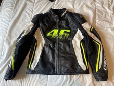 Dainese vr46 leather jacket - leather,