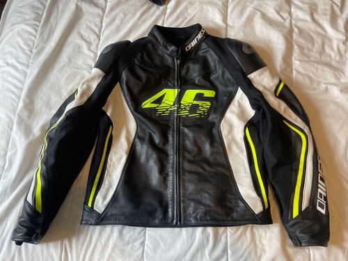 Dainese vr46 leather jacket - vr46, d2