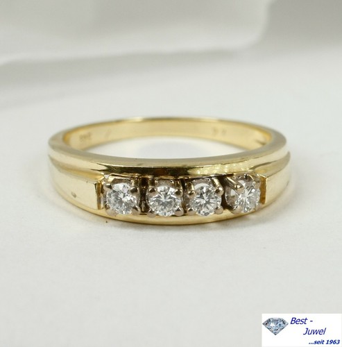 Bague classique 585 or - 585,