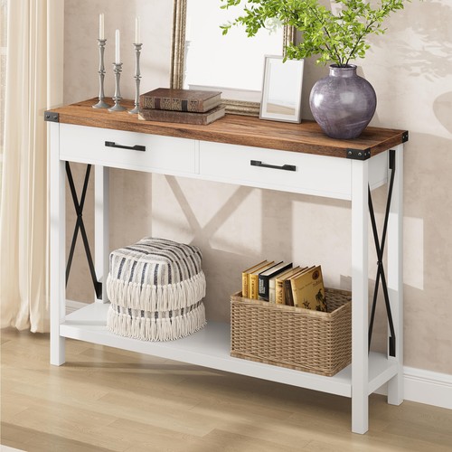 Console table with storage - with, has