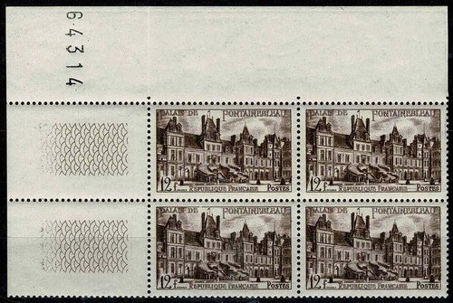 France 1951 bloc château - x,