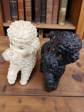 Lot de 2 jouets pouets chiens vintage années 1960