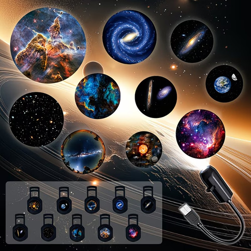 Projecteur led usb galaxie 10 - galaxie,,