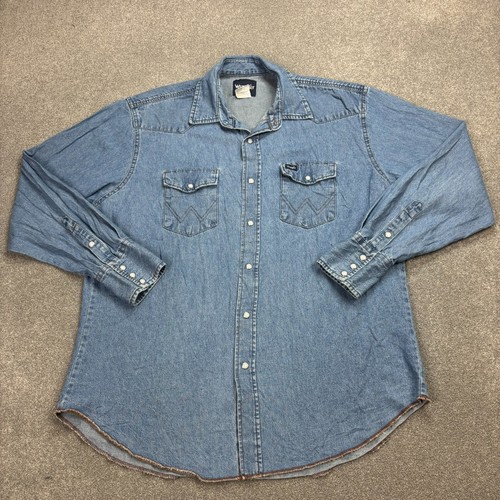 Chemise jean wrangler - jean,