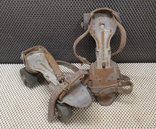 Ancien patins roulette - ancien, à