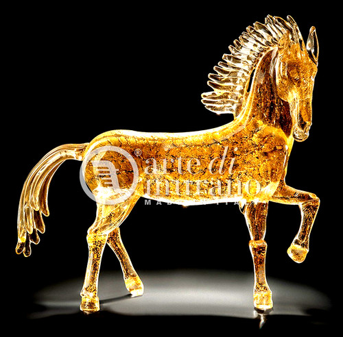 Cheval verre murano - en,