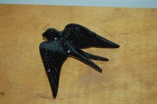 Hirondelle murale noire en