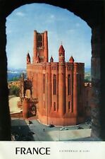 DRAEGER TOURISME CATHÉDRALE D'ALBI - TARN (PH.YAN) affiche 1960