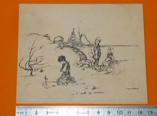 Dessin carte poulbot - carte, guerre