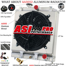 4 Rangée Radiateur Shroud Fan