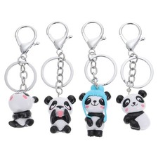  4 Pcs Porte Clef Mignon Clé