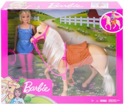 Barbie son cheval coffret - et,