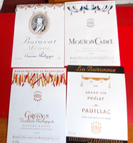 Lot étiquettes de vin - 4,