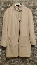 MANTEAU 3/4 FEMME BLANC CASSE TAILLE 2 DIANE DALIS NEUF