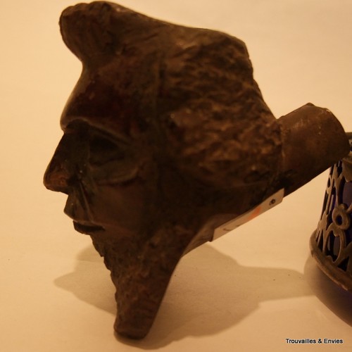 Fourneau pipe tête de - pipe,