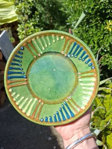 Assiette terre cuite
