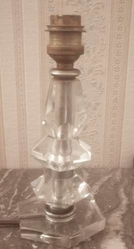 Lampe verre vintage éléments - lampe,