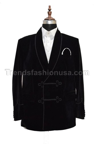 Veste fumeur noire - veste,
