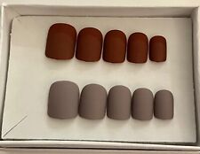 press on nails lot de 24 faux