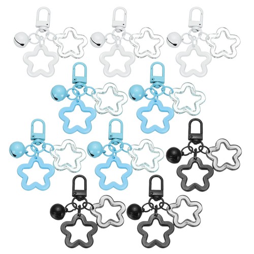 For 10pcs star keychain