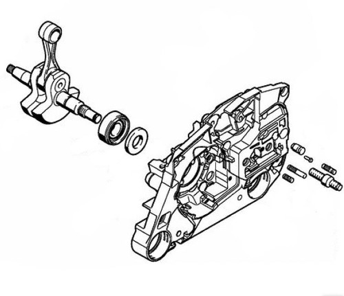 Carter droit arbre moteur - carter,