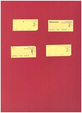 Anciens billets SNCF - lot de billets de transilien – PARIS - chemin de fer