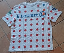 Cyclisme Tee-shirt maillot à Pois LECLERC sponsor officiel Tour de France