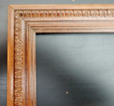 Ancien Cadre en Bois  Décor Frise 40 x 33 cm  Feuillure 34 x 27 cm