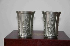 Timbales en étain royal