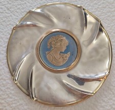 Assiette Métal Décorée Or