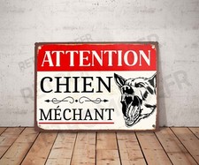 Plaque métal vintage