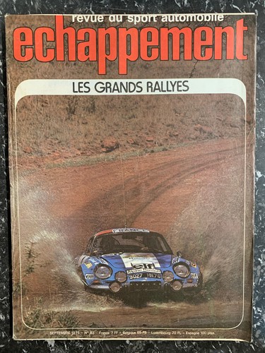 Revue echappement 83 - echappement, n°83