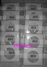 Lot de plaques double blanc Céliane 680 02 ou 68002 Legrand - X10 pièces