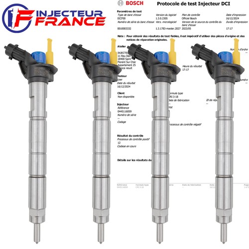 0445116059 bosch injecteur - 4x,