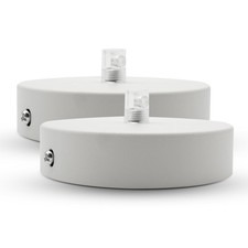 Rosace plafond blanc - |, |
