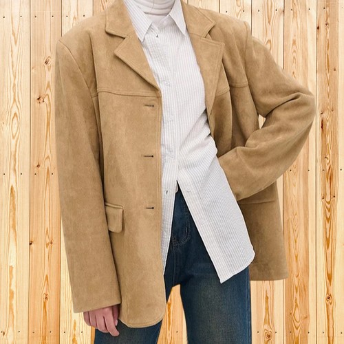 Veste blazer femme daim - veste, en