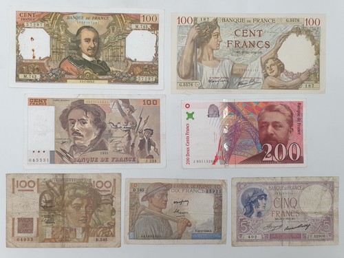 Lot billets ancien français - billets,