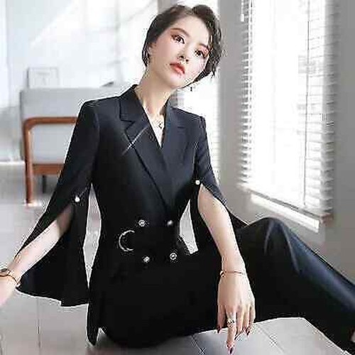 Tailleur complet femme noir - tailleur,