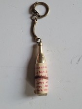 Porte-clés Vintage Bouteille Vin 3D Vins des Rochers Cache un stylo plume