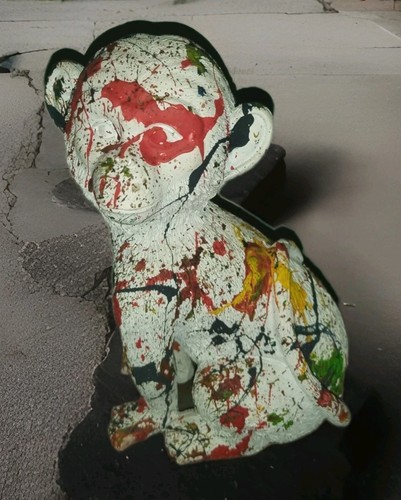 Statuette singe unique - statuette,