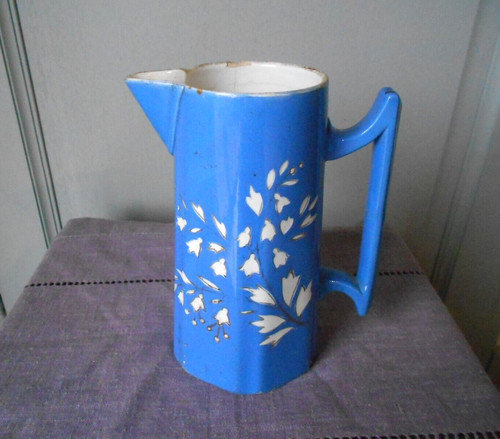 Beau pichet ancien faience - ,