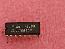 1pcs MC14518BAL Counter Dual 4Bit Decade UP  Motorola  CERDIP16