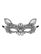 Masque souple dentelle -