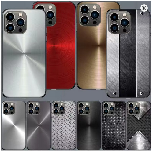 Brushed metal steel aluminium - steel,
