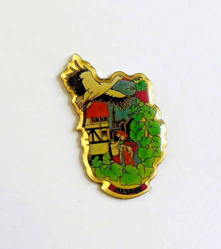 Pin alsace cigogne vignerons - alsace,