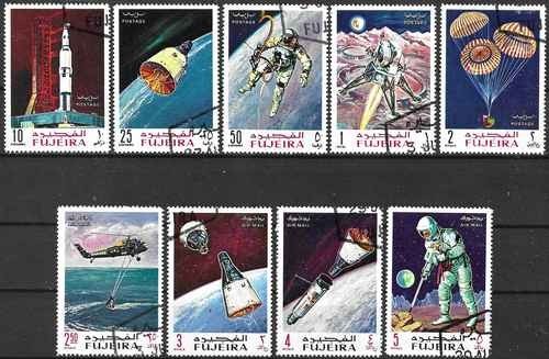 Timbres cosmos apollo fujeira - timbres,