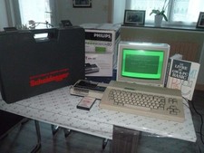 ENSEMBLE COMPLET RARE : Laser 500 + Écran Philips + DR30 + Livres – 1980s – État