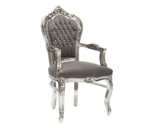 Fauteuil feuille argent avec - fauteuil,