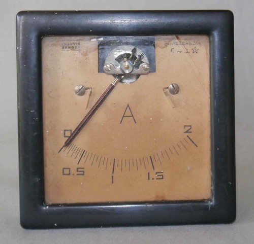 Ancien ampèremètre chauvin - ampèremètre,