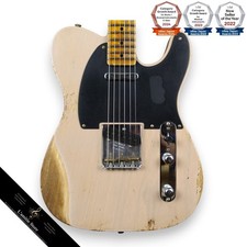 Guitare blonde Fender Custom Shop 1951 Nocaster Heavy Relic Dirty White